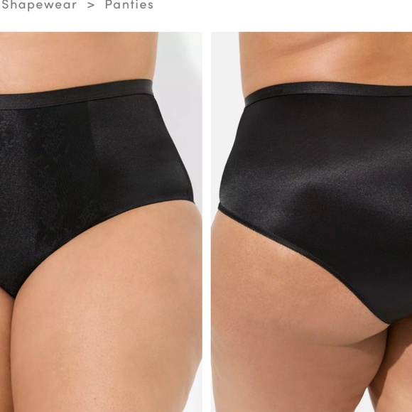Torrid Curve Microfiber High-Rise Brief 360° Smoothing Panty Sz 2 Black - Picture 2 of 8